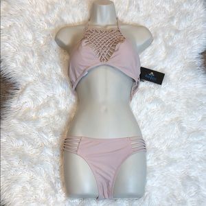 Ree Bees Pale Pink Bikini NWT